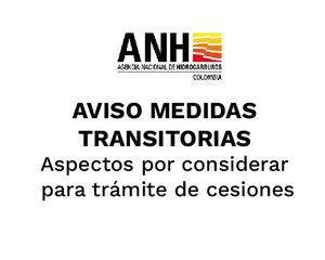 AVISO-MEDIDAS TRANSITORIAS