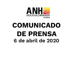 Comunicado de prensa - Abril 6 de 2020