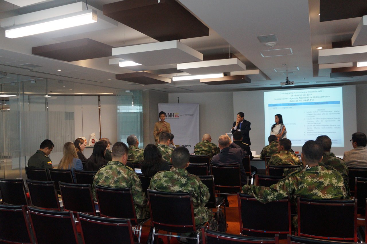 LA ANH PROMUEVE EL TRABAJO COORDINADO DE LAS FUERZAS MILITARES Y LAS OPERAD...