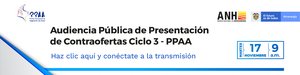 PPAA: Audiencia Pública de Presentación de Contraofertas Ciclo 3